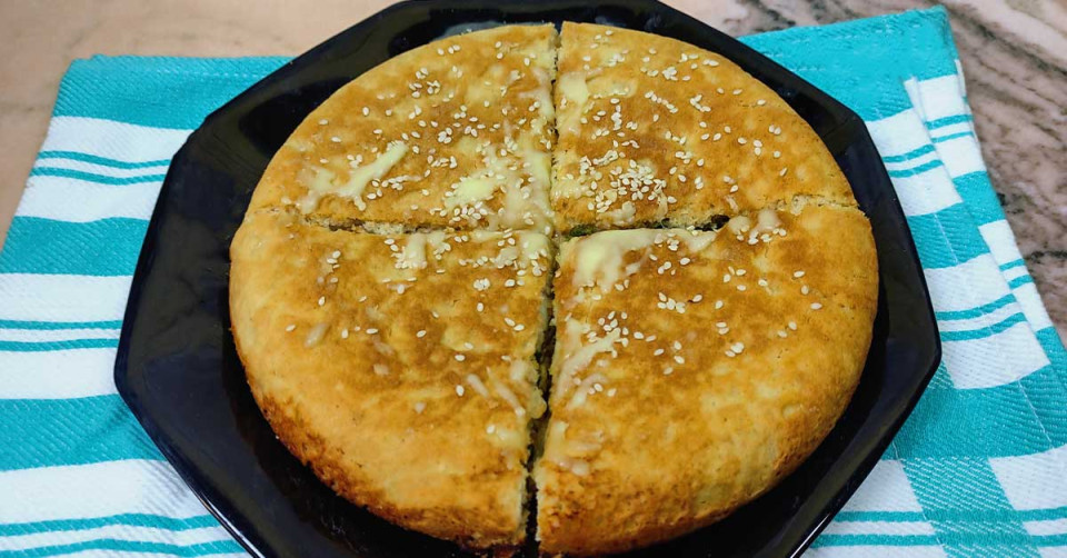 فطيرة السبانخ بالجبنة