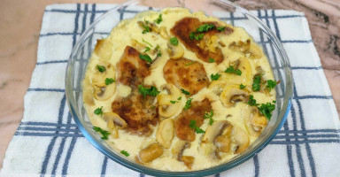 4: تقديم صدور الدجاج بصوص الجريفي