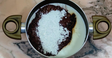 1: خلط المكونات على البارد