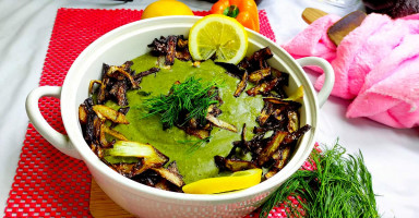 البصارة المصرية بالملوخية