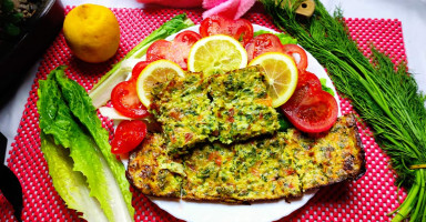 عجة الخضار بالفرن للرجيم