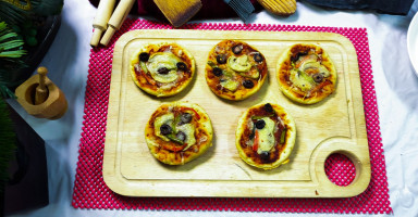 طريقة عمل ميني بيتزا للأطفال وللمدرسة