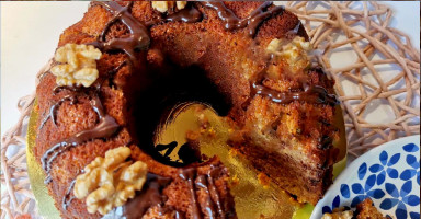 كيكة التمر بالقرفة