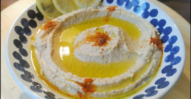 طريقة عمل الحمص بالطيحنة أو المسبحة السورية