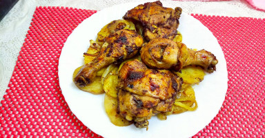 طريقة عمل صينية بطاطس بالفراخ