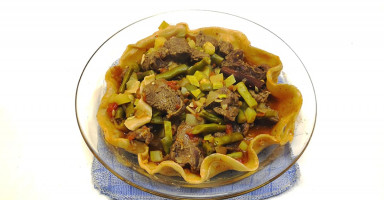 طريقة عمل المرقوق باللحم والخضار السعودي