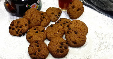 طريقة عمل الكوكيز بالكاكاو والشوكولاتة