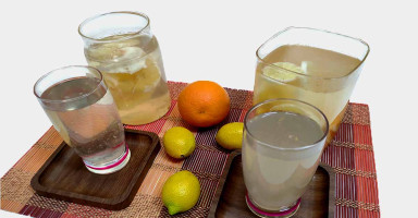 شراب ديتوكس الليمون مع البرتقال والعسل