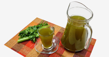 تقديم عصير الكرافس