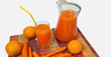 عصير الجزر والبرتقال