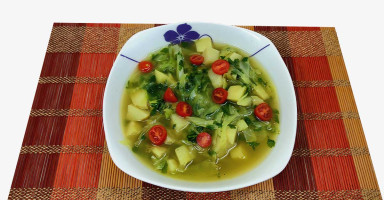 طريقة عمل شوربة الملفوف والكزبرة